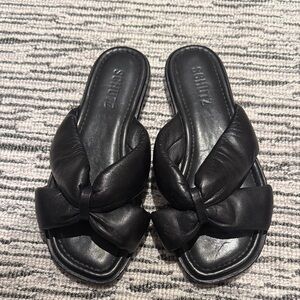 SCHUTZ Black Bow Women's Sandals Fairy